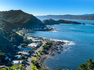 Breaker Bay, Wellington, New Zealand. Small suburb on the south coast.