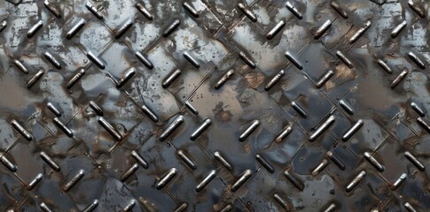 Industrial Strength. Metal Seamless Texture