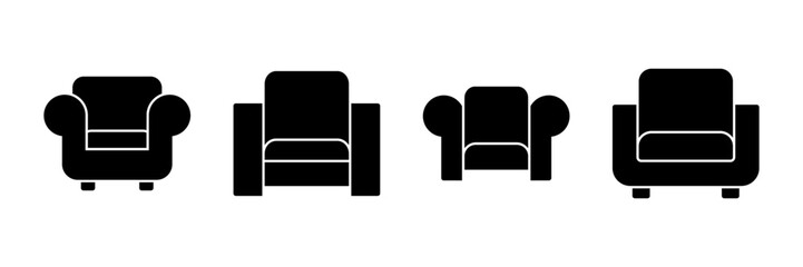 Sofa icon vector isolated on white background. sofa icon illustration. furniture