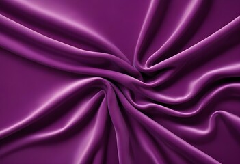 Obraz premium deep purple satin velvet wavy drapery texture sample background
