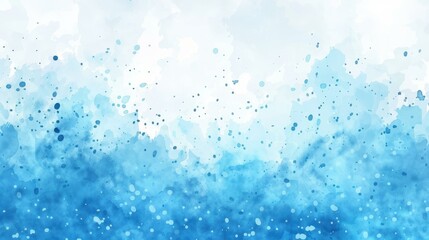 Vibrant blue azure watercolor backdrop for web banners and textures.