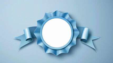 Beautiful blue certificate design for a professional look.