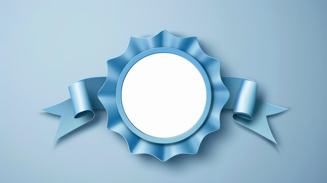 Beautiful blue certificate design for a professional look.