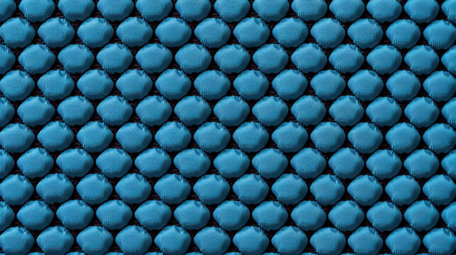 Vibrant illustration showcasing a Blue Denim Textile background.