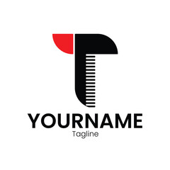 letter t logo with an attractive style, for your brand
