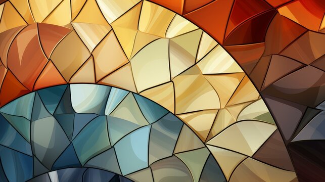 Detailed turtle shell patterns in earth tones, captured in intricate flat illustration with a textured design.