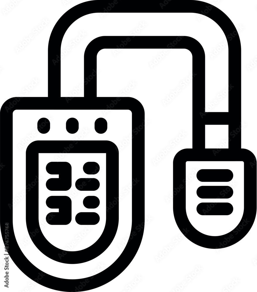 Poster electronic car key using remote control opening system with buttons locking and unlocking doors