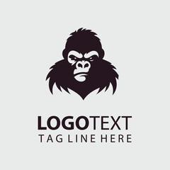 Gorilla logo Vector Illustrations 