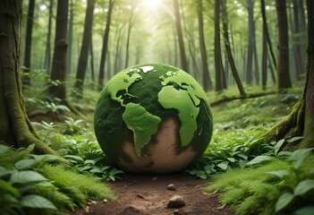 sustainable environmental friendly goal development green business strategy global net zero carbon neutral target emission reduction 3