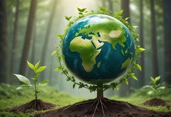 sustainable environmental friendly goal development green business strategy global net zero carbon neutral target emission reduction 3