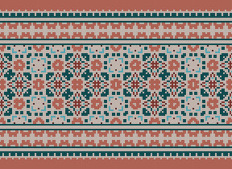 Geometric Ethnic pattern design for background · Premium. Abstract ethnic ikat background Ethnic seamless pattern in tribal Fabric Mexican style.