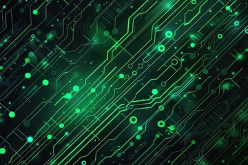 Obraz premium cyber circuit future technology concept background