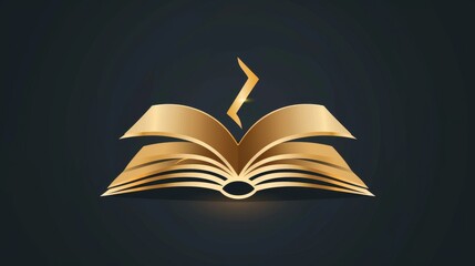 Learn modern logo design with a premium golden business vector and creative concept.