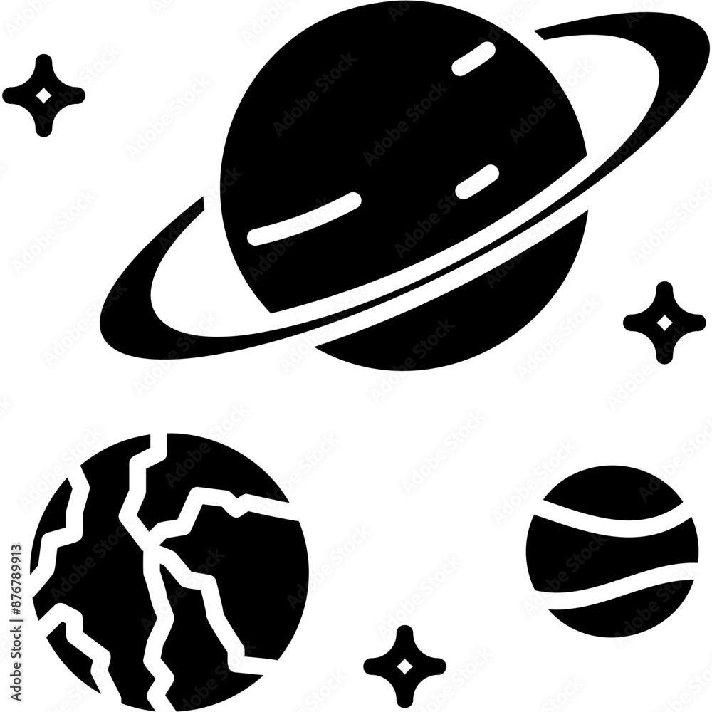 Sticker Planet Icon