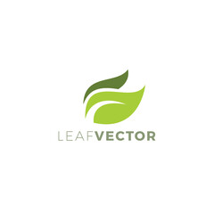 Green Leaf Icon Illustration Leaf Nature Logo
