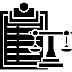 Notary Flat Icon 