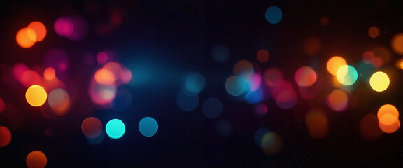 Dark Background with Colorful Accents.