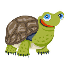 turtle, tortoise, chelonian, loggerhead, leatherback, specie, aquatic, reptile, creature, flat, vector, icon, 

