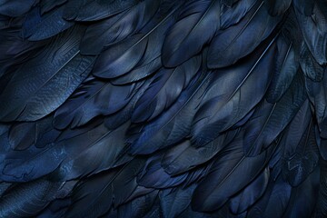 Fototapeta premium Abstract black feather background 