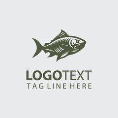 Shark Fish Logo Illustrations