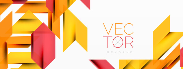 Speed and sport geometric background. Color lines dynamic template for wallpaper, banner, background or landing