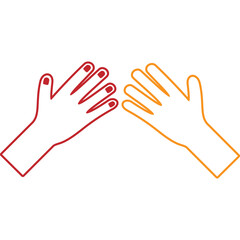 Colorfull Friendship Day Hands