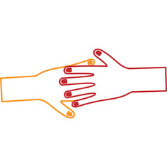 Colorfull Friendship Day Hands