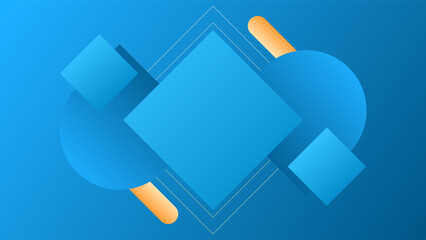 ABSTRACT BACKGROUND ELEGANT BLUE ORANGE GRADIENT SMOOTH LIQUID COLORFUL DESIGN WITH GEOMETRIC SHAPES VECTOR TEMPLATE GOOD FOR MODERN WEBSITE, WALLPAPER, COVER DESIGN 