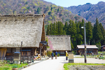 World Heritage site Ainokura (Gokayama) mountain village in Toyama prefecture. © Tanya
