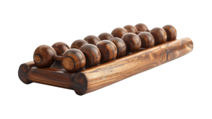 Abacus isolated on a transparent background
