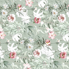 pattern with flowers