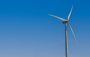 wind turbines farm, wind power generation equipment, clean energy concept, renewable energy