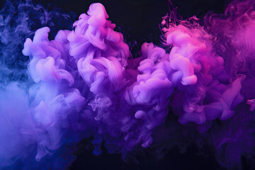 Obraz premium Generative ai on theme of beautiful texture thick smoke for design natural abstract background