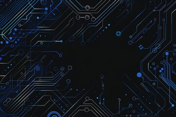 Abstract technology blue background. cyber monday concept.