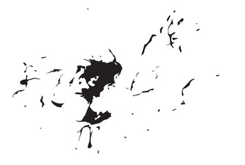 Obraz premium Watercolor spots, ink blots