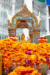 Obraz premium Erawan shrine Bangkok city, Thailand