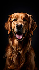 AI generated image of a brown color English retriever