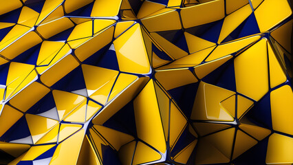 AI generated image of an abstract 3d background