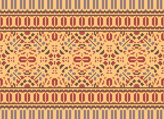 Ethnic Pattern. Tribal seamless pattern Aztec Vintage Native American ethnic vector background. vector image. Mexican blanket stripes seamless pattern.