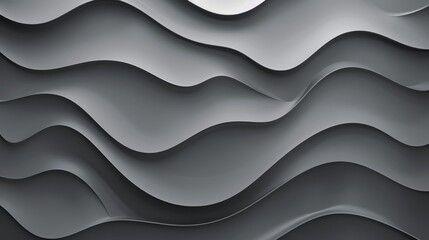 Obraz premium Abstract gray backdrop with wavy pattern. Vector graphic. Clip art.