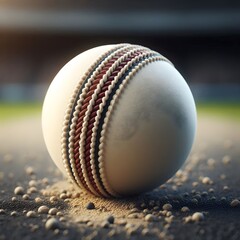 baseball in the sand