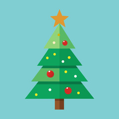 christmas tree illustration