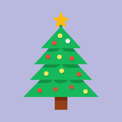 christmas tree illustration