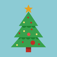 abstract christmas tree