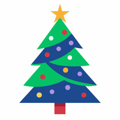 abstract christmas tree