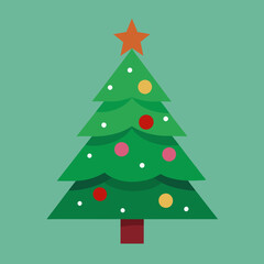 abstract christmas tree