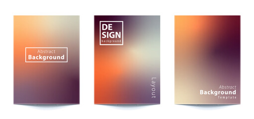 set template Abstract Blurred Colorful Background For banner, flyer, covers, wallpapers, brands, social media and other mobile projects