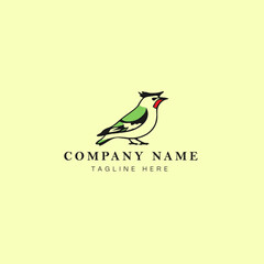 bird logo design vector graphic symbol icon sign illustration creative idea isolated background