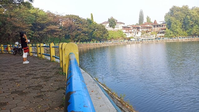 Tambakboyo reservoir in condong catur 