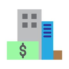 Corporate Finance Vector Flat Icon Design